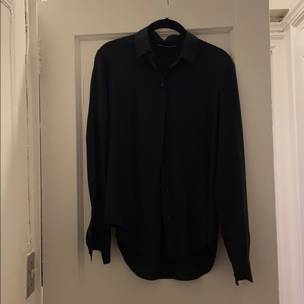 Zara Basic Silk Top